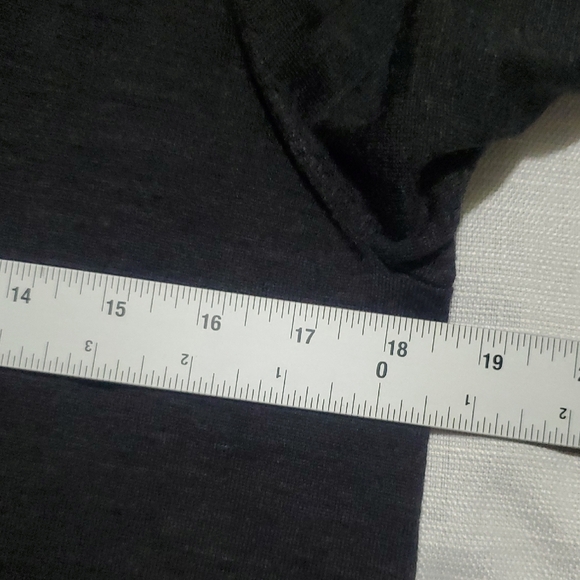 Eileen Fisher 100% MerinoWool Cardigan Sz Petite M Open Sweater Long Sleeve Grey - Picture 12 of 13